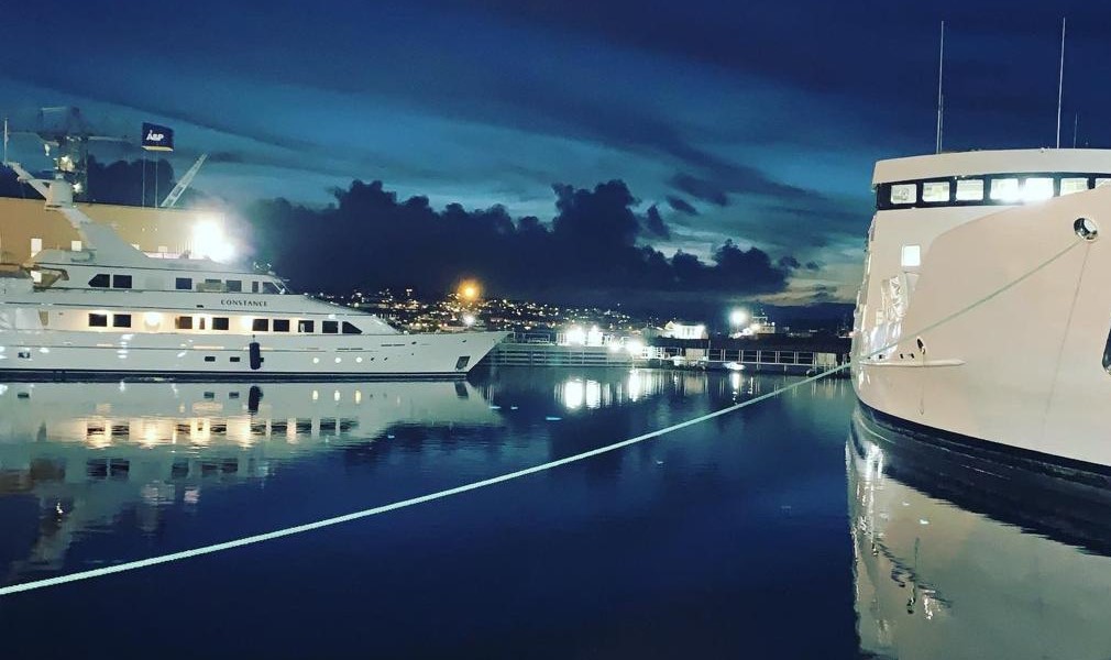 Yachts at Night